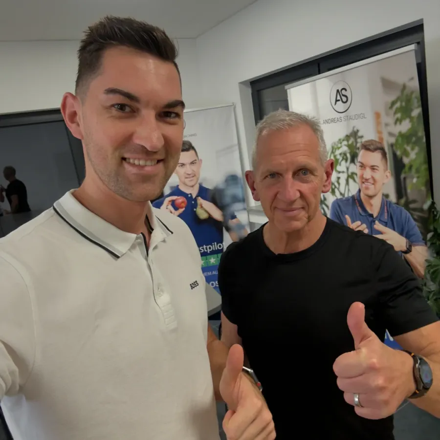 Hermann Bauer mit Andreas Staudigl
